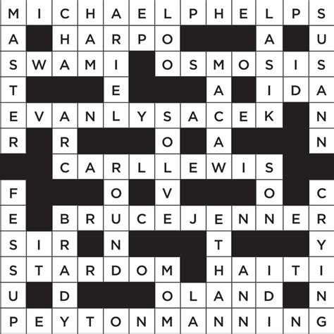 most unremarkable crossword clue